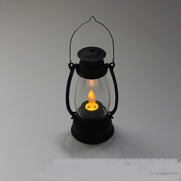 Linterna Retro con Luz de Vela Parpadeante para Noches Eternas