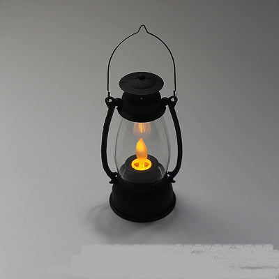 Linterna Retro con Luz de Vela Parpadeante para Noches Eternas