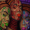 Cuadro de Pintura de Diamantes - Tres Niñas Afrodescendientes Llenas de Brillo