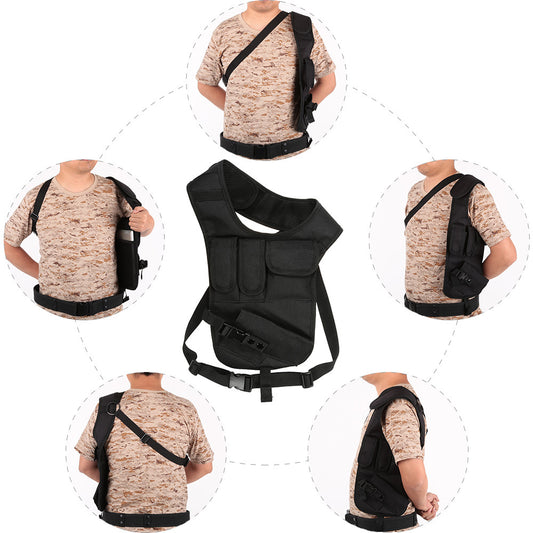 Chaleco Táctico Invisible con Funda de Arma y Bolsa para Teléfono Camuflado Impermeable