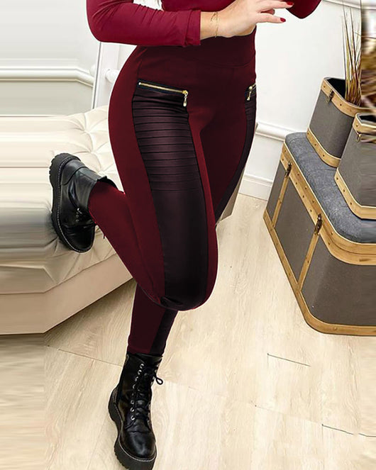 Pantalones Negros Clásicos de Corte Europeo para Mujer - Image 5