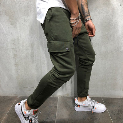 Pantalones Cargo Casuales para Hombre con Múltiples Bolsillos - Image 11