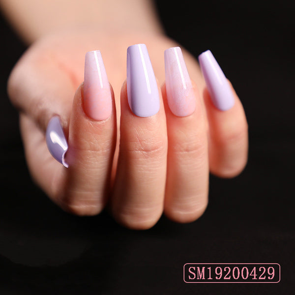 Uñas Postizas Largas Estilo Bailarina Europeo Americano
