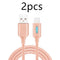 Tipo C 2 unidades Rosa 1 M