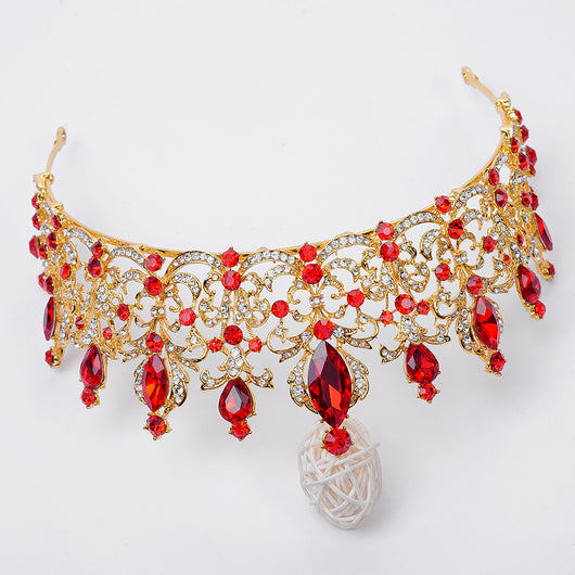 Diadema Nupcial Estilo Barroco - Image 10