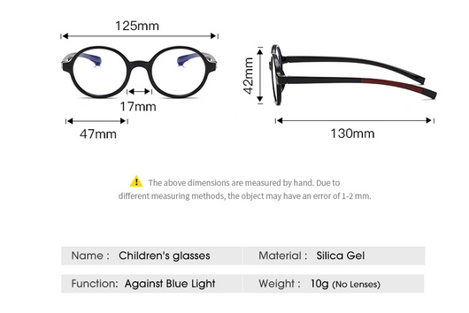 Gafas Infantiles Flexibles con Protección Anti Luz Azul - Image 10