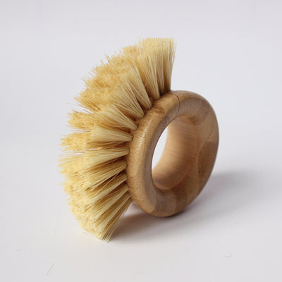 Cepillo Ecológico de Fibra Natural Bambú y Sisal para Lavar Platos - Image 6