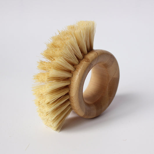 Cepillo Ecológico de Fibra Natural Bambú y Sisal para Lavar Platos - Image 6