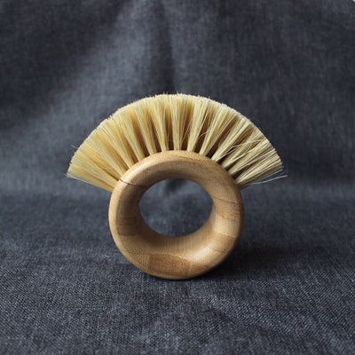 Cepillo Ecológico de Fibra Natural Bambú y Sisal para Lavar Platos - Image 9