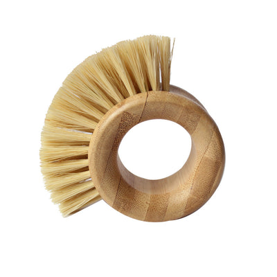 Cepillo Ecológico de Fibra Natural Bambú y Sisal para Lavar Platos - Image 5