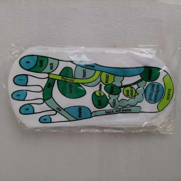 Calcetines Terapéuticos con Gráficos de Puntos de Acupresión