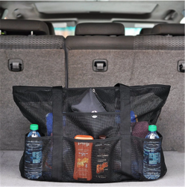 Organizador de Baño 8 Bolsillos - Bolsa de Almacenamiento Grande con Malla Transpirable