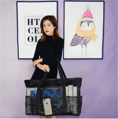 Organizador de Baño 8 Bolsillos - Bolsa de Almacenamiento Grande con Malla Transpirable - Image 4