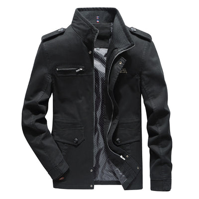 Chaqueta de Algodón Lavado para Hombre - Abrigo Casual Tallas Grandes Invierno - Image 10