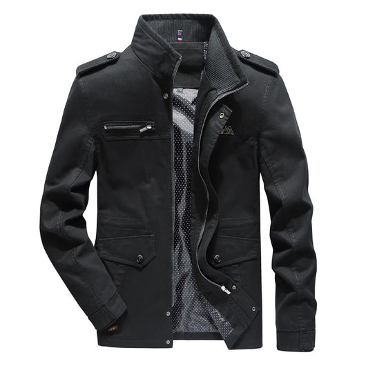 Chaqueta de Algodón Lavado para Hombre - Abrigo Casual Tallas Grandes Invierno - Image 10