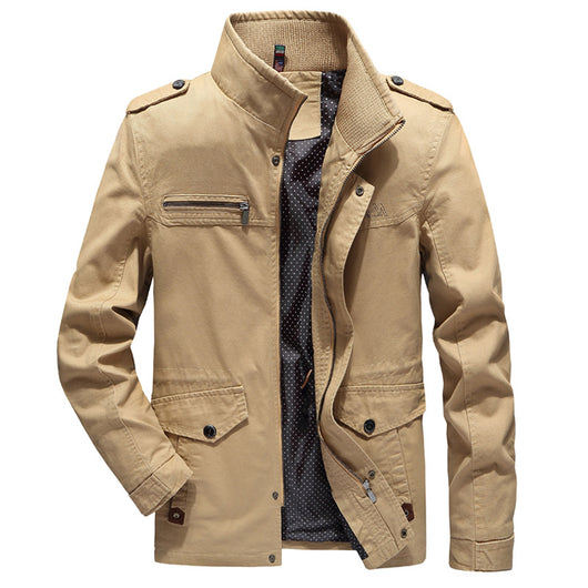 Chaqueta de Algodón Lavado para Hombre - Abrigo Casual Tallas Grandes Invierno - Image 16