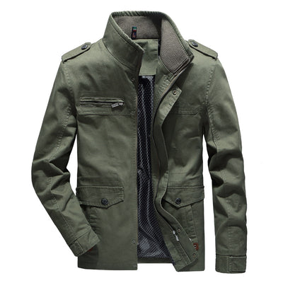 Chaqueta de Algodón Lavado para Hombre - Abrigo Casual Tallas Grandes Invierno - Image 14