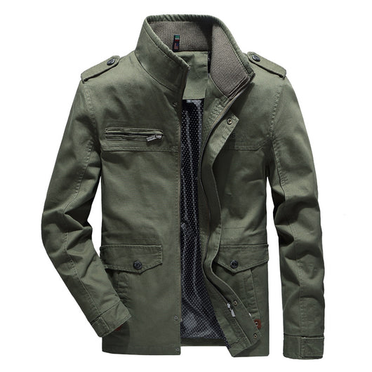 Chaqueta de Algodón Lavado para Hombre - Abrigo Casual Tallas Grandes Invierno - Image 14