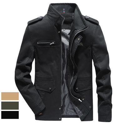 Chaqueta de Algodón Lavado para Hombre - Abrigo Casual Tallas Grandes Invierno - Image 17
