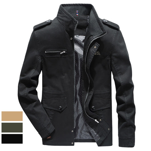 Chaqueta de Algodón Lavado para Hombre - Abrigo Casual Tallas Grandes Invierno - Image 17