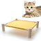 Cama de Madera Maciza para Perros Extraíble y Lavable