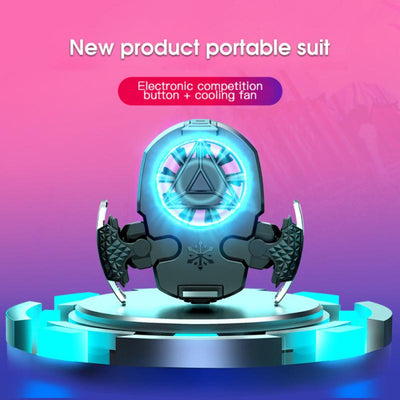 Ventilador Refrigerador USB para Celular Gaming con Soporte de Gamepad - Image 10