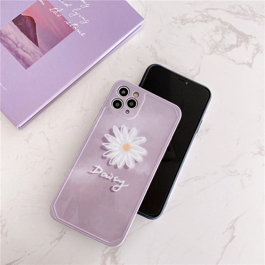 Funda para iPhone con Diseño Margaritas Púrpura - Protección y Estilo - Image 10