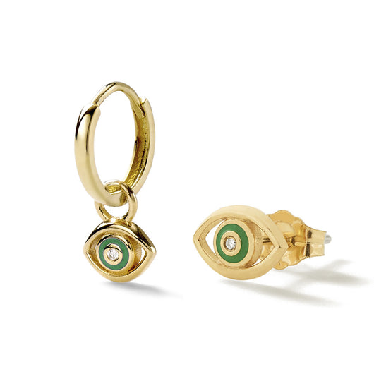 Aretes de Diamante 'Ojo Protector' - Image 2
