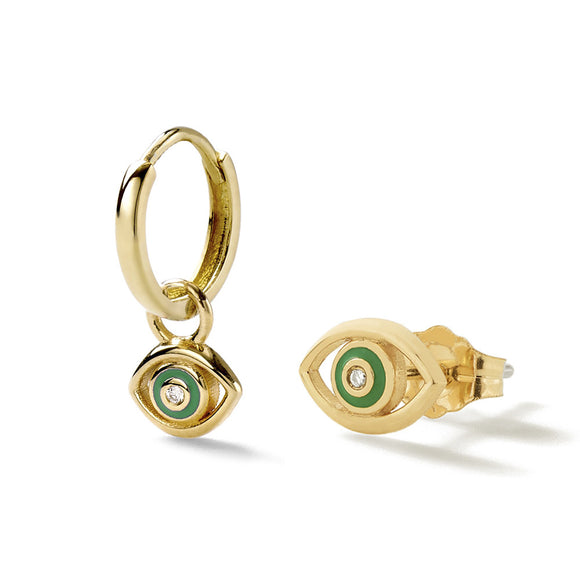Aretes de Diamante 'Ojo Protector'