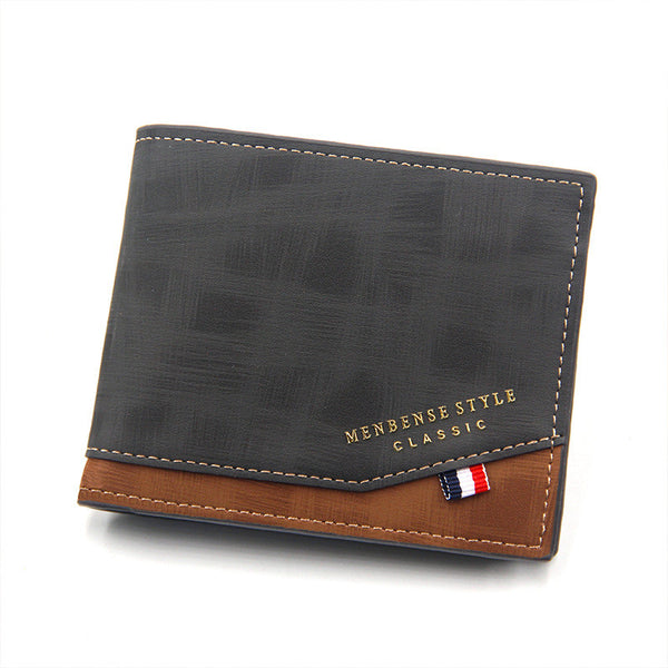 Billetera para Hombre con Bisagra de Bronce Estampado