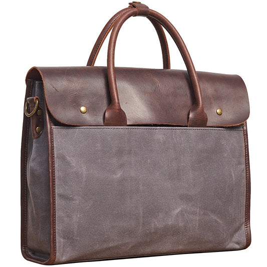 Mochila Vintage para Hombre con Logo Popular - Estilo Urbano