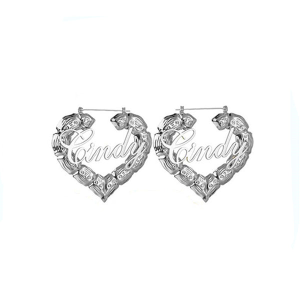 Arracadas de Bambú con Letras - Estilo Queen, Love, Sexy - Image 6