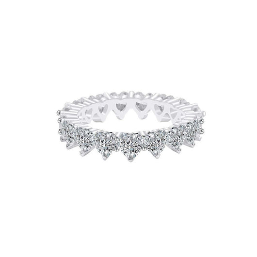 Anillo de Corazón de Durazno con Circón - Símbolo de Amor Elegante - Image 8
