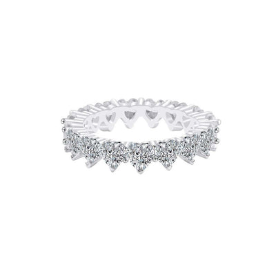 Anillo de Corazón de Durazno con Circón - Símbolo de Amor Elegante