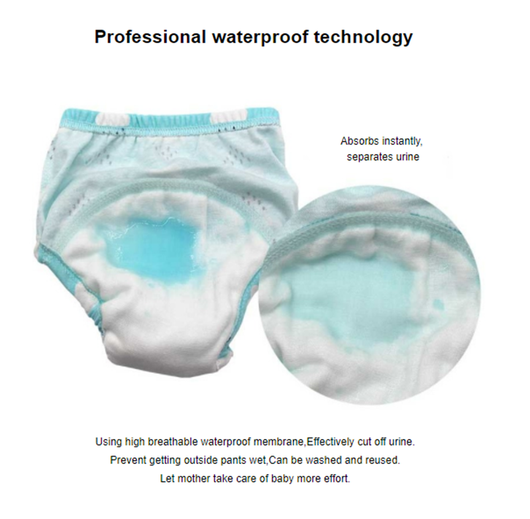 Pantalones Pañal Algodón Reutilizables Transpirables Impermeables Verano - Image 10