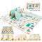 Tapete de Juego XPE Plegable para Bebés y Niños - Antideslizante 1cm
