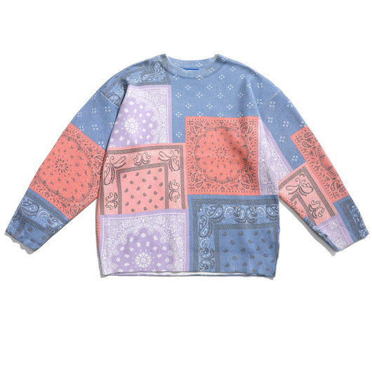 Suéter para Hombre con Diseño de Flores de Cajuil y Puntadas Artesanales - Image 2