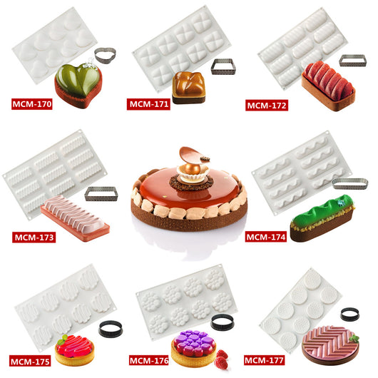 Kit de Moldes de Silicona para Tartas y Decoración de Pasteles - Image 10