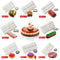 Kit de Moldes de Silicona para Tartas y Decoración de Pasteles