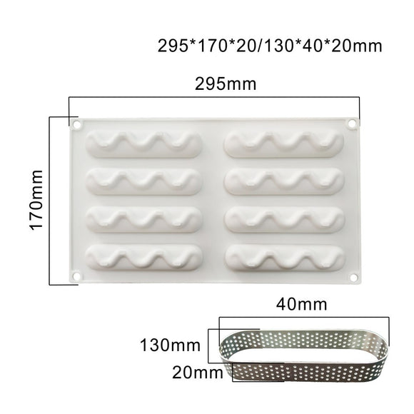 Kit de Moldes de Silicona para Tartas y Decoración de Pasteles
