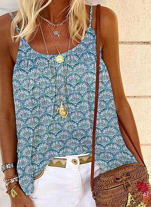 Blusa Bohemia Suelta con Estampado Floral para Verano - Image 7