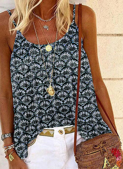 Blusa Bohemia Suelta con Estampado Floral para Verano - Image 5