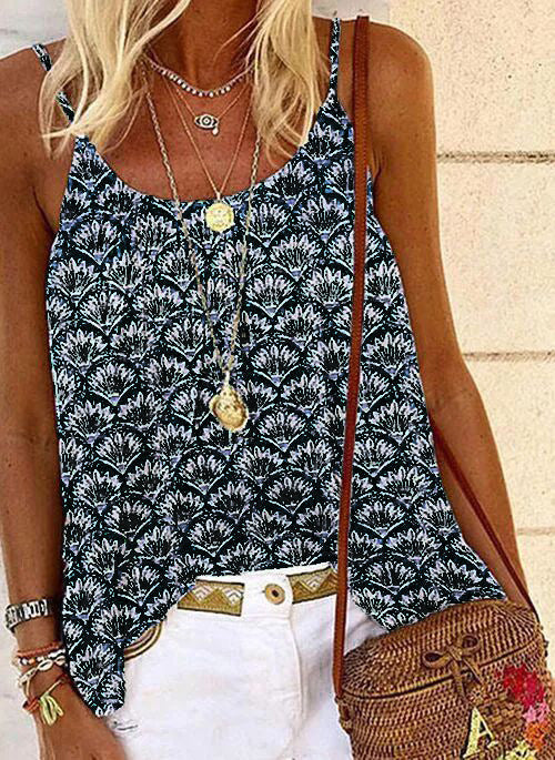 Blusa Bohemia Suelta con Estampado Floral para Verano - Image 5