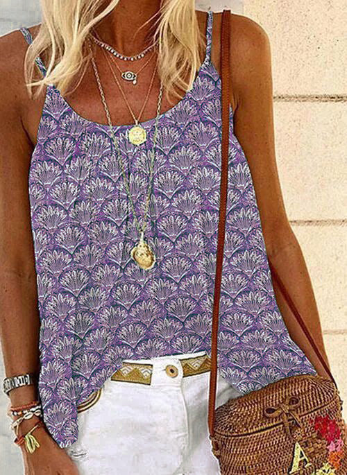 Blusa Bohemia Suelta con Estampado Floral para Verano