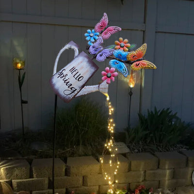 Regadera Decorativa con Luces LED para Jardín Interior y Exterior
