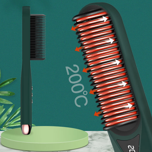 Peine Alisador de Barba con Calor - Rizador Profesional 3 en 1 - Image 11