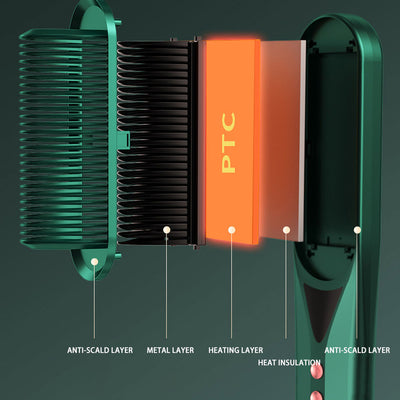 Peine Alisador de Barba con Calor - Rizador Profesional 3 en 1 - Image 14