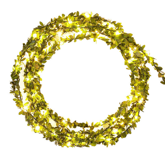 Guirnalda Luminosa Decorativa Hoja de Arce en Ratán - Image 10