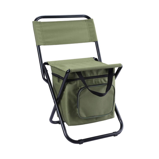 Silla de Camping Plegable con Mochila Térmica y Bolsa Enfriadora Portátil - Image 6
