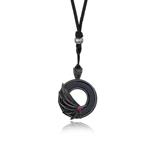 Collar de Pareja Ángel y Demonio en Plata de Ley - Cadena de Clavícula - Image 2